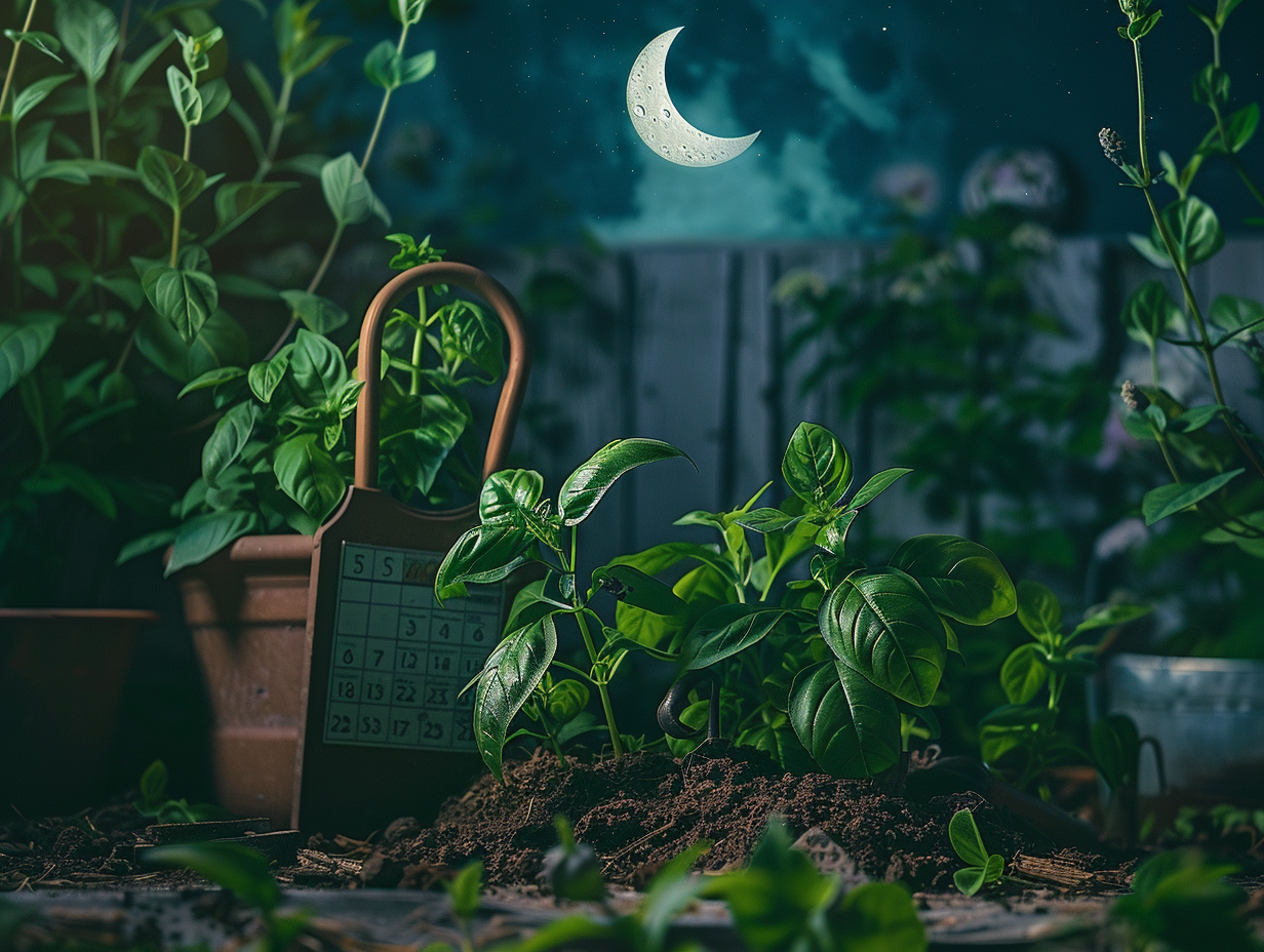 Cykl księżycowy w uprawie ogrodu