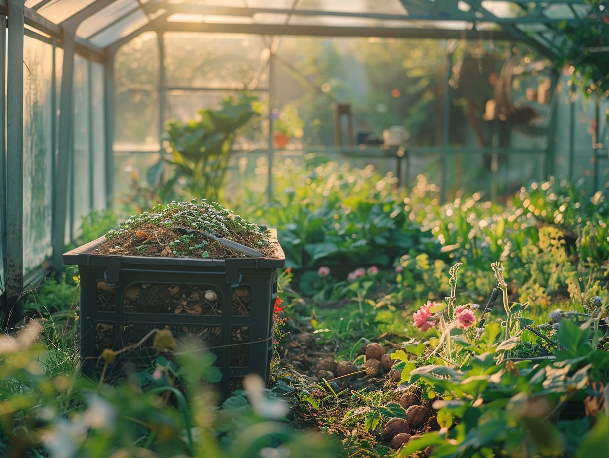 Szklarnia i kompostownik - duet idealny