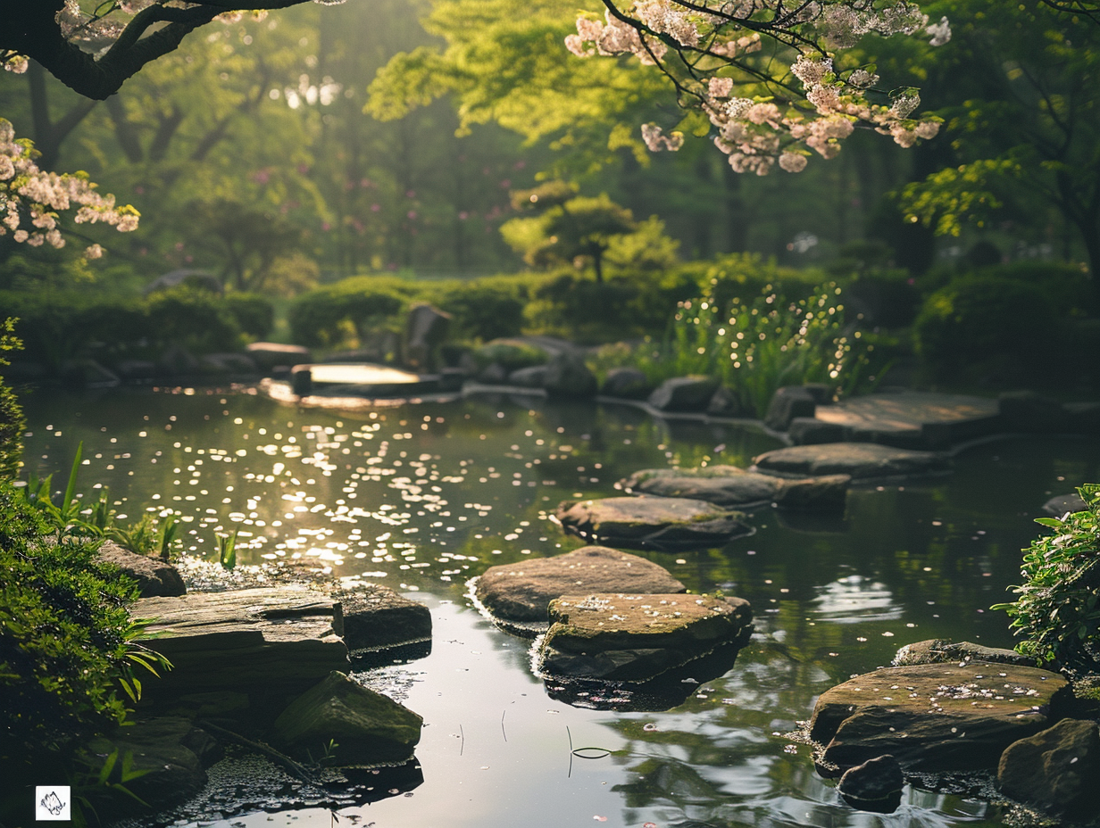 Pielęgnacja ogrodu japońskiego przez cztery pory roku