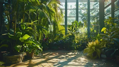 Światło w ogrodzie zimowym - naturalne i sztuczne