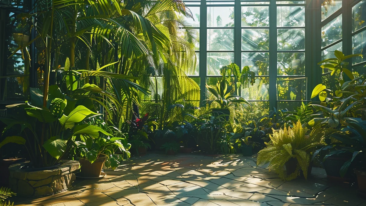 Światło w ogrodzie zimowym - naturalne i sztuczne