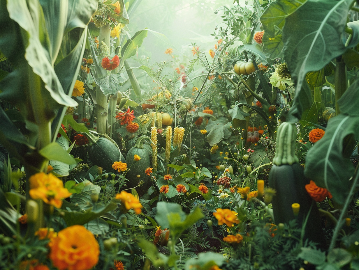 Współsadzenie w ogrodzie warzywnym