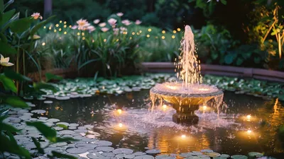 Woda i światło - fascynujące połączenie