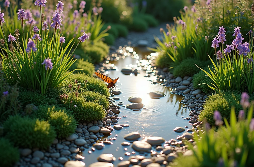 Ogród deszczowy: zrównoważone rozwiązanie