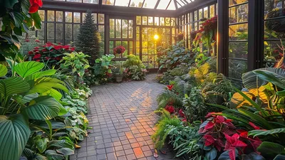 Sezonowe zmiany w ogrodzie zimowym