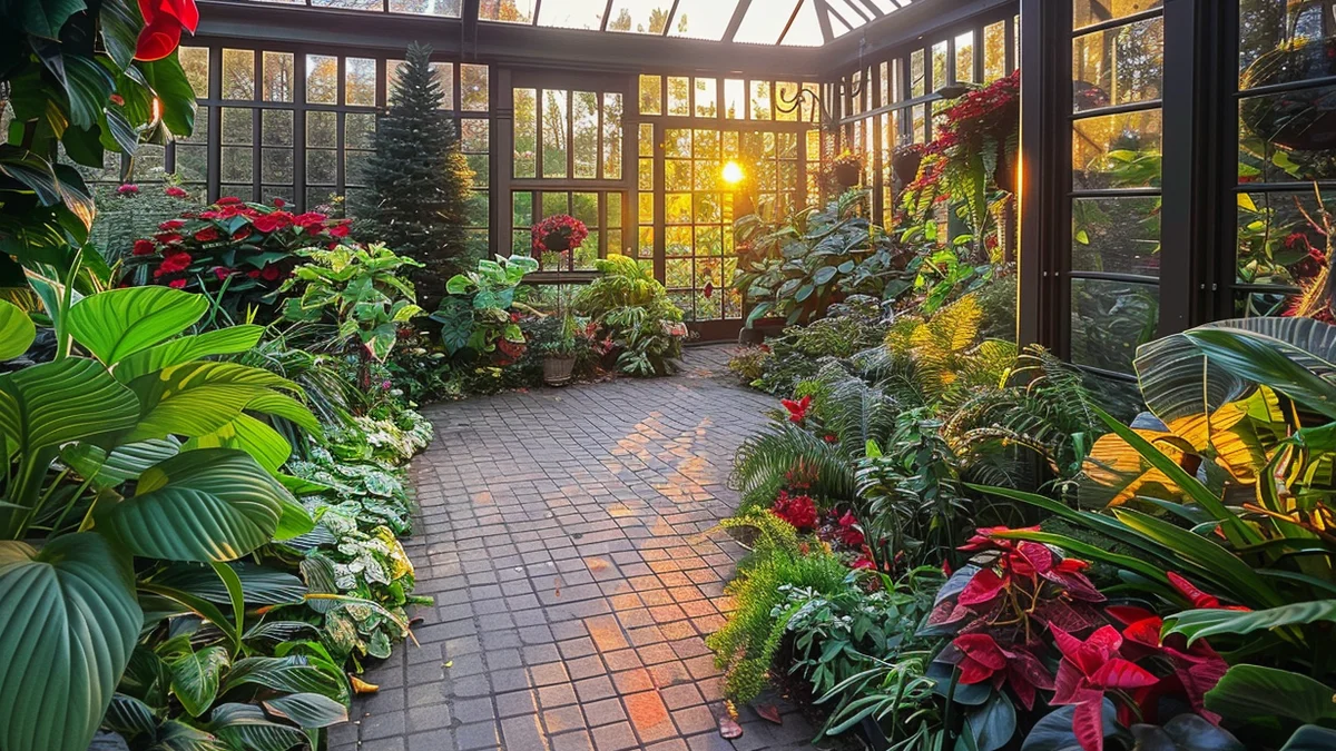 Sezonowe zmiany w ogrodzie zimowym