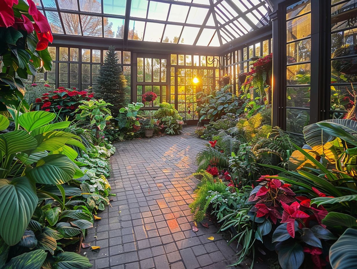 Sezonowe zmiany w ogrodzie zimowym