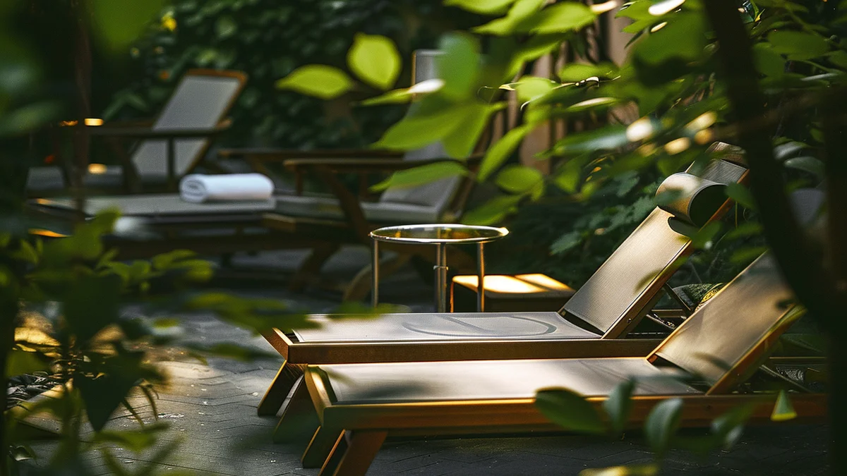 Meble wypoczynkowe do ogrodu - leżaki i stoliki