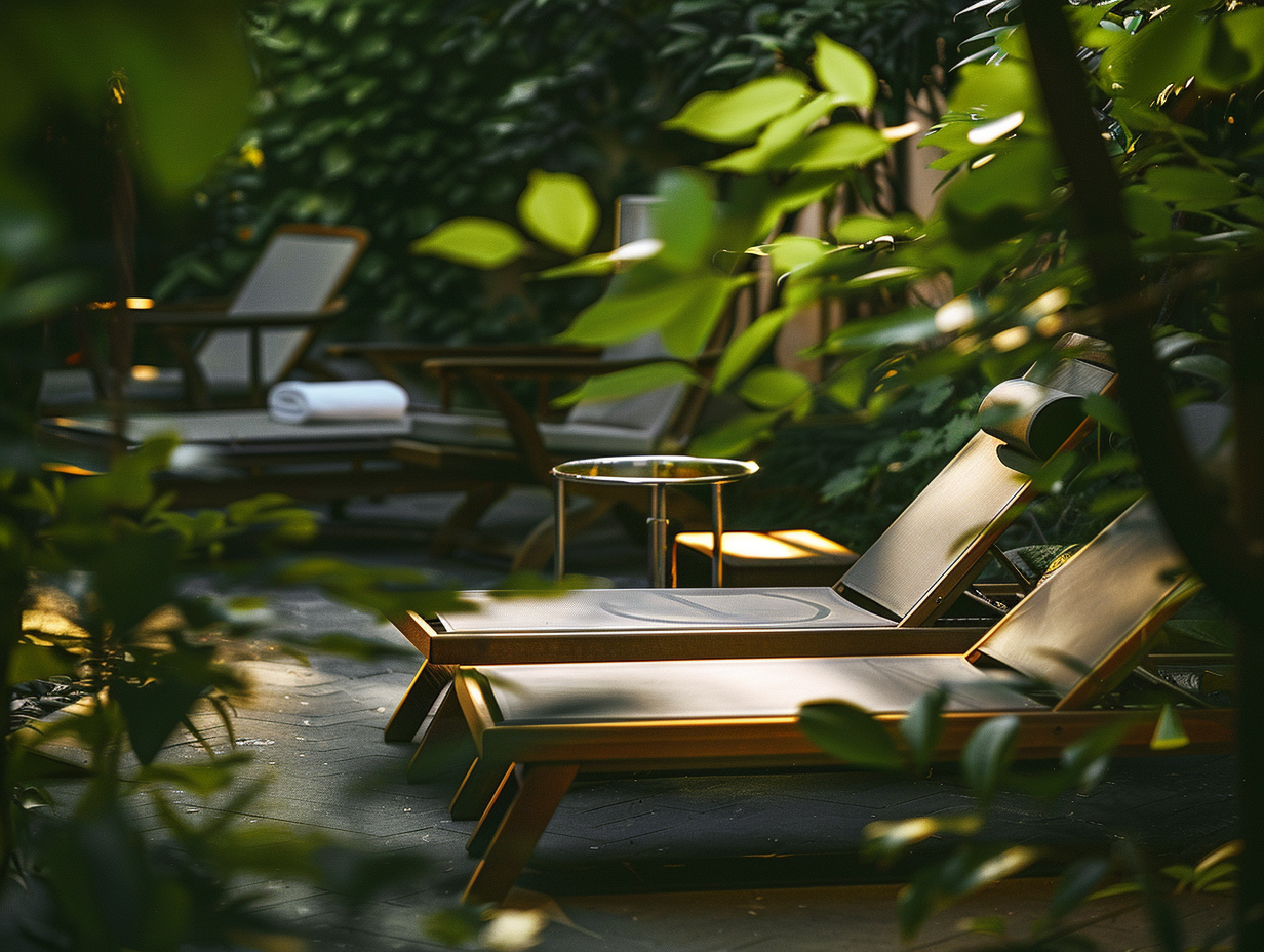 Meble wypoczynkowe do ogrodu - leżaki i stoliki