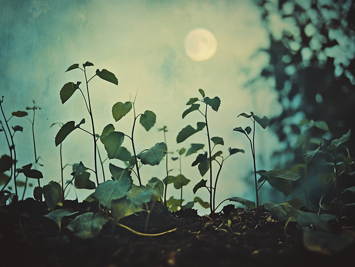 Cykl księżyca w ogrodnictwie intuicyjnym