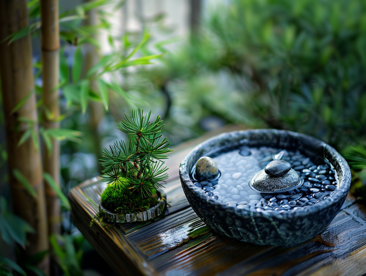 Miniaturowy ogród japoński na małej przestrzeni